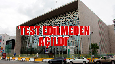 AKM'nin alt katını su bastı