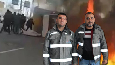 Alevlerin sardığı TIR'da kalan baba-oğlu ölümü göze alarak kurtardılar