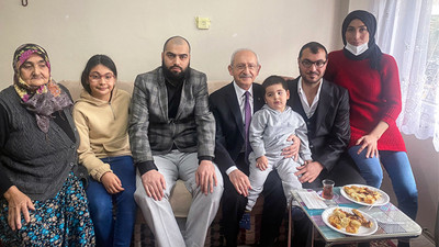 CHP lideri KIlıçdaroğlu, Satı Erdem ve ailesini ziyaret etti