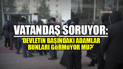 Dondurucu soğukta saatlerce süren bekleyiş: Metrelerce uzayan ucuz et kuyruğu