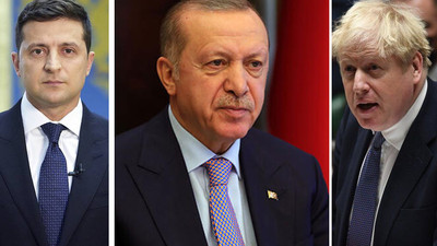 Erdoğan, Zelenskiy ve Johnson ile görüştü