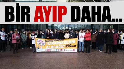 Greve giden doktorları şikayet için 'hazır dilekçe' dağıtıldı