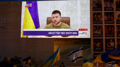 İsrailli vekillere konuşan Zelenskiy sitem etti: Neden Rusya'ya yaptırım uygulamadınız?