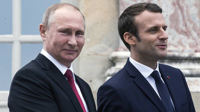 Macron'dan Putin'e sert sözler: Kendine yalan söylüyorsun