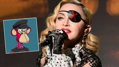 Madonna maymun görseline servet yatırdı 