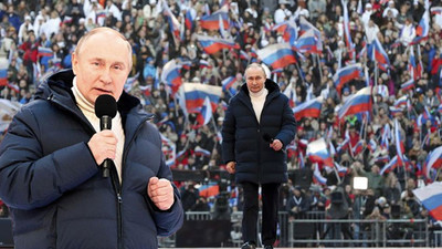Putin'in mitingde giydiği İtalyan paltosu fiyatıyla gündem oldu