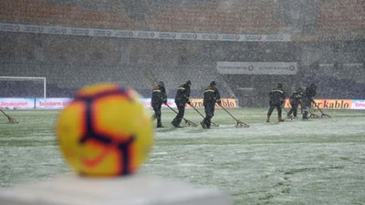TFF açıkladı: Maça kar engeli