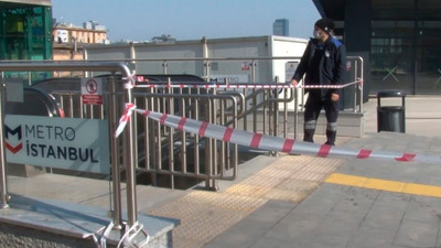 Ümraniye metrosunda yangın paniği