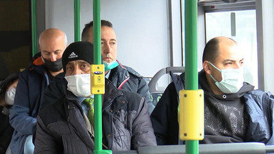 Yeni 'maske' kararı otobüste tartışmaya yol açtı 