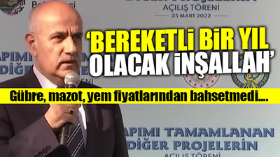 Yeni Tarım Bakanı Kirişçi çiftçilerden 'rica etti': Üretmeden tüketmek yok