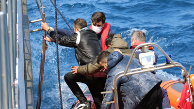 Yunanlıların ölüme ittiği göçmenlerin botu Datça'ya geldi 