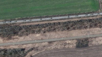 13 kilometrelik Rus konvoyu yeniden görüntülendi