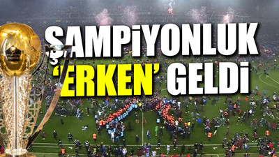 38 yıllık hasret sona erdi: Trabzonspor, şampiyonluğa beraberlikle ulaştı