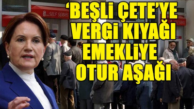Akşener'den 'bayram ikramiyesi' teklifi