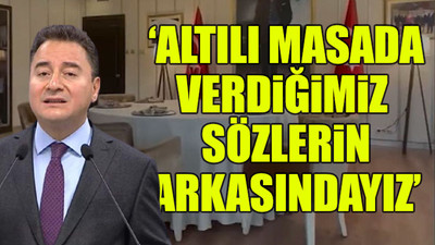 Ali Babacan: DEVA, seçimlere kendi adıyla girme kararı almıştır
