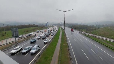 Bolu Dağı geçişinde bayram yoğunluğu