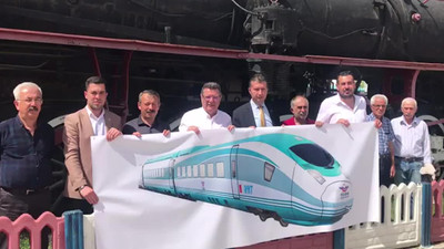 Burdur'a hızlı tren yerine fotoğrafı geldi 