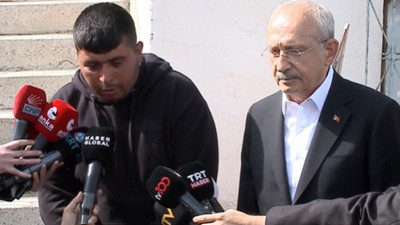 CHP lideri Kılıçdaroğlu'ndan elektriği kesilen aileye ziyaret