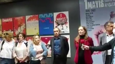 DİSK'in 1 Mayıs sergisi Taksim Metrosu'nda açıldı