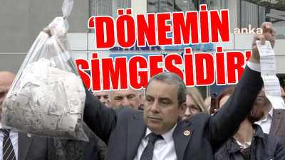 Elektriği kesilen CHP il başkanlığı faturayı 5 TL'lik banknotlarla ödedi