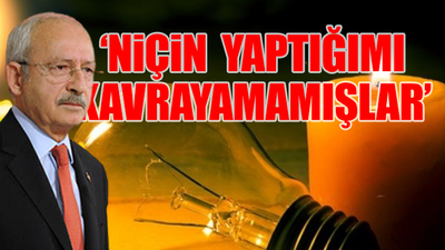 Elektriği kesilen Kemal Kılıçdaroğlu'ndan yeni açıklama