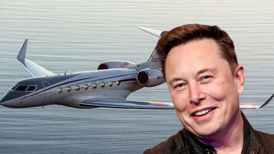 Elon Musk'ın lüks jetinde yok yok... Dört oturma odası, dev ekran televizyonlar, laboratuvar...