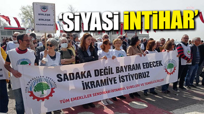 Emeklilerden 'ikramiye' protestosu: Bakan fanusta mı yaşıyor?