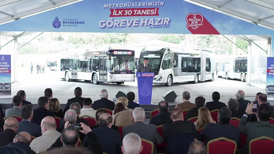 İBB'nin öz kaynaklarıyla aldığı 30 metrobüs hizmete girdi