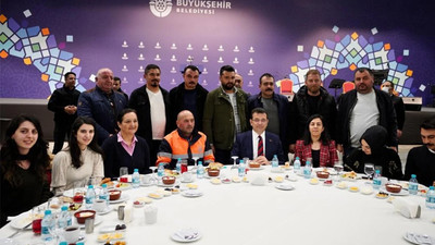 İmamoğlu, 4 bin belediye çalışanıyla iftarını açtı