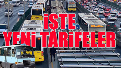 İstanbul'da ulaşıma yüzde 40 zam geldi