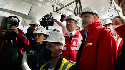 Kılıçdaroğlu, Dudullu-Bostancı Metro Hattı'nın test sürüşünü yaptı 