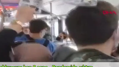 Metrobüste kadına çirkin sözler