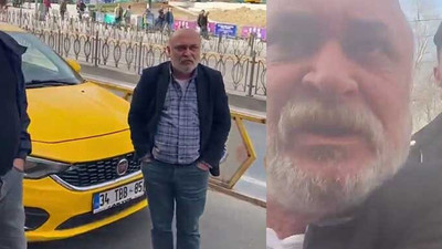 Sadece turist alan taksiciler, kendilerini görüntüleyen vatandaşa saldırdı