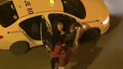 Taksici terörü bitmiyor: 'Seni bıçaklarım' diyerek genç çifti kovaladı