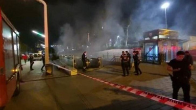 Taksim Metrosu'nda korkutan yangın