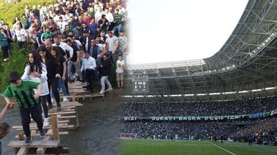 Taraftarın ulaşım çilesi: Milyonlar harcanan stada dere atlayarak gidiyorlar