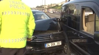 TEM'de zincirleme kaza: 4 yaralı