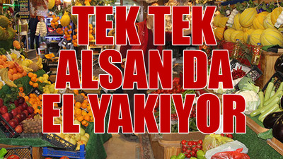 Yurttaşın geçim derdini 5 tane sebze gözler önüne serdi