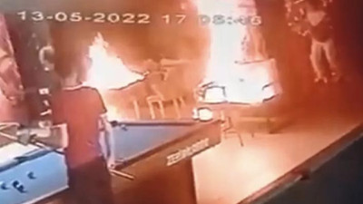 4 bin lira alacağı vardı, tahsil edemeyince bilardo salonunu ateşe verdi