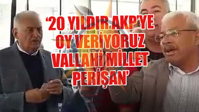 AKP kalesi Konya'da Binali Yıldırım'a tepki!