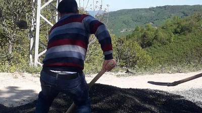 AKP’li belediye ilgilenmedi, yol çalışmasını yurttaşlar yaptı