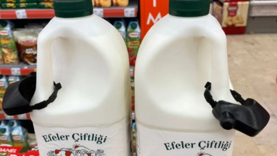 Bazı marketlerde süt, alarm takılarak satılmaya başlandı