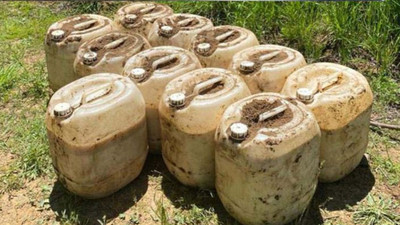 Bitlis'te patlayıcı yapımında kullanılan 430 kilogram amonyum nitrat ele geçirildi