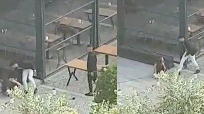 Bursa'da sokak ortasında kadına şiddet!