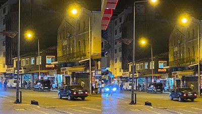 Cadde ortasında şüpheli çanta paniği