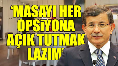 Davutoğlu'ndan 'ittifak' açıklaması