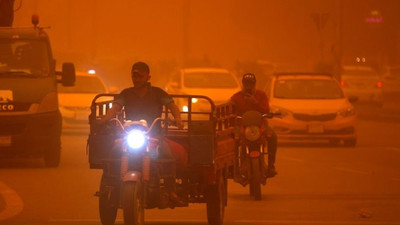 Irak'ta her yer turuncuya boyandı