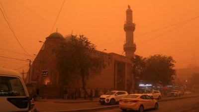 Irak'ta kum fırtınası 400 kişiyi hastanelik etti