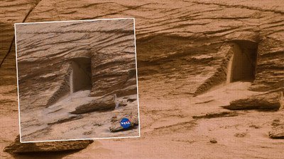 Mars'tan gelen gizemli kapı fotoğrafı sosyal medyada viral oldu