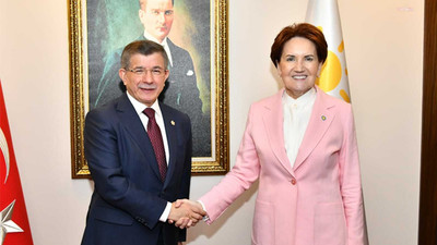 Meral Akşener ile Ahmet Davutoğlu, İYİ Parti Genel Merkezi'nde bir araya geldi